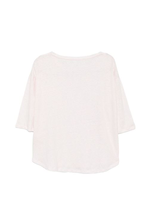 T-shirt donna Majestic Filatures collo barca rosa MAJESTIC FILATURES | E26M011FTS1441101